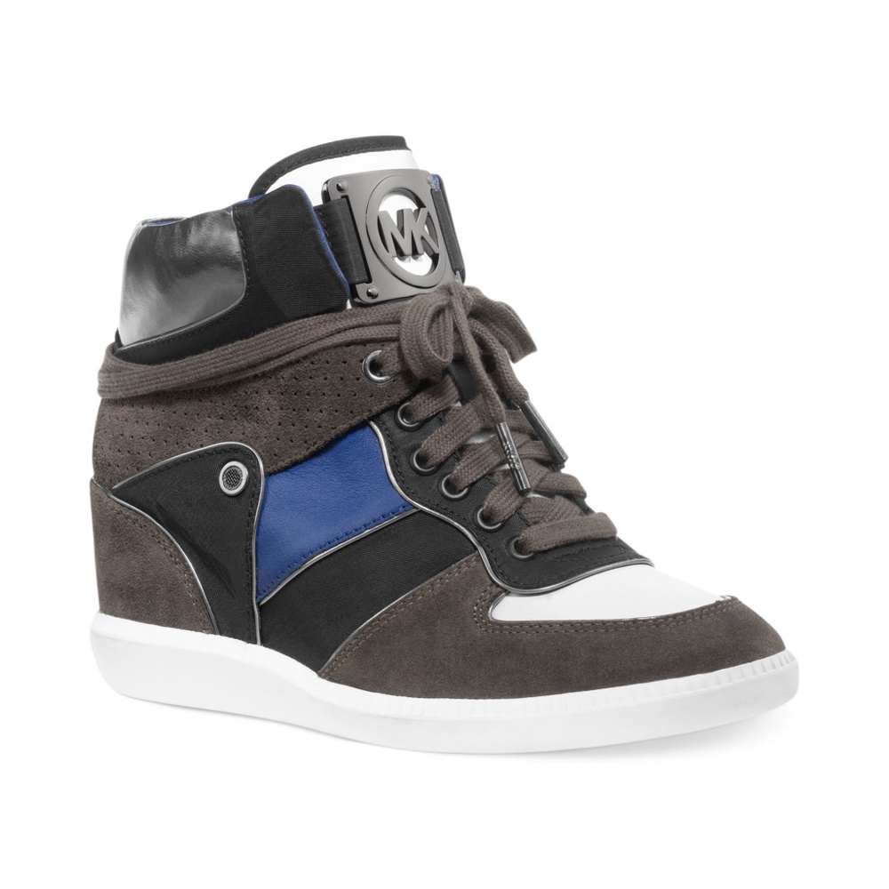 Michael Kors Women's Sneakers - Black, Blue, and White